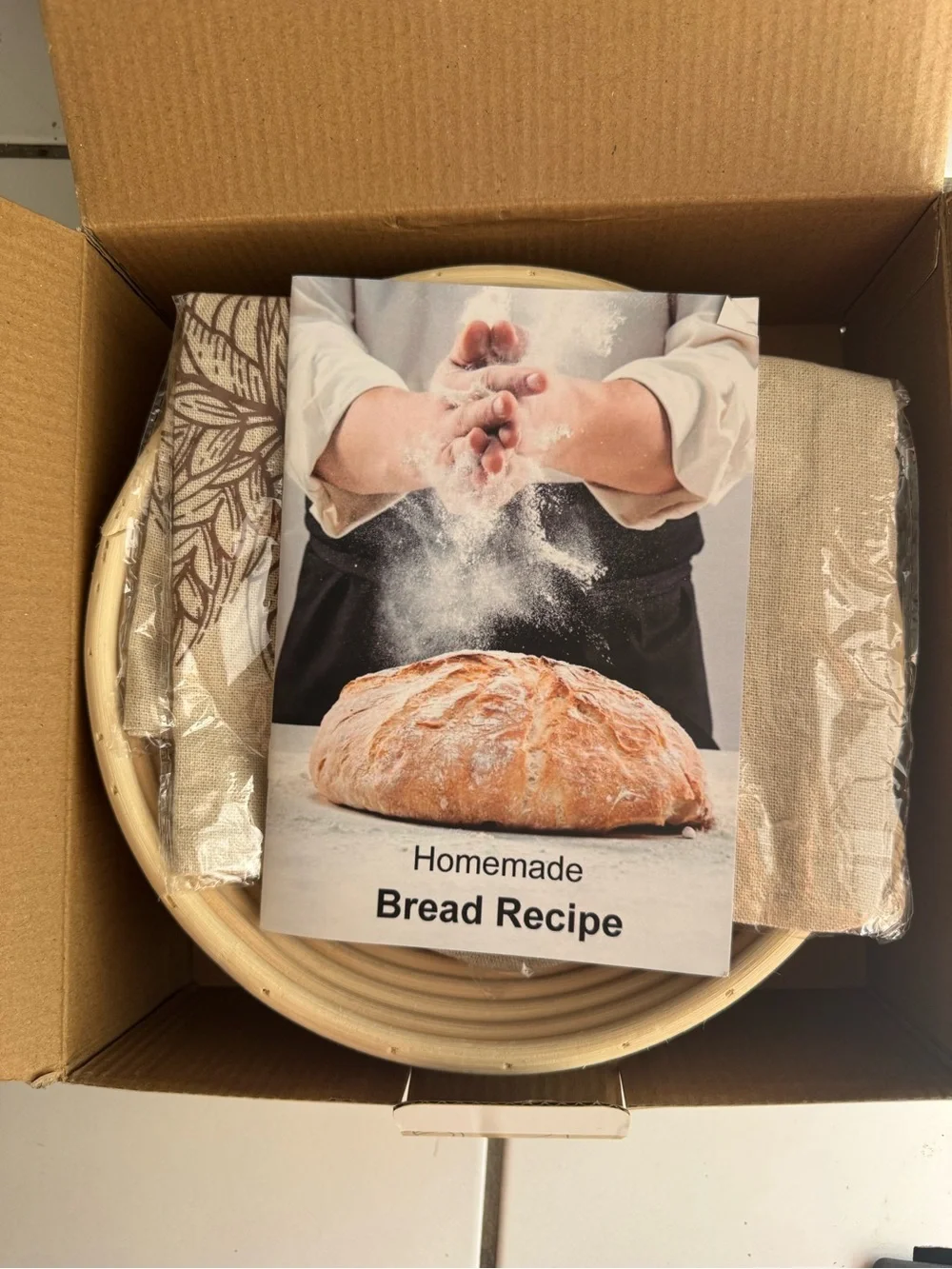 Home Kitchen Bread Proofing Basket Set - Natural Beige